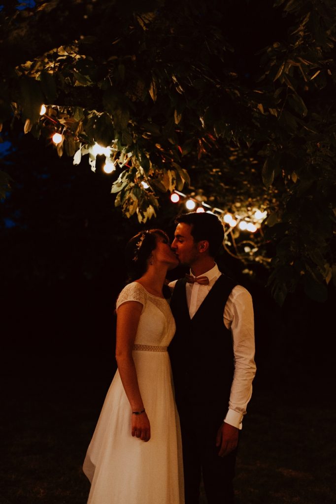 Mariage bohème guermiton couple nuit 