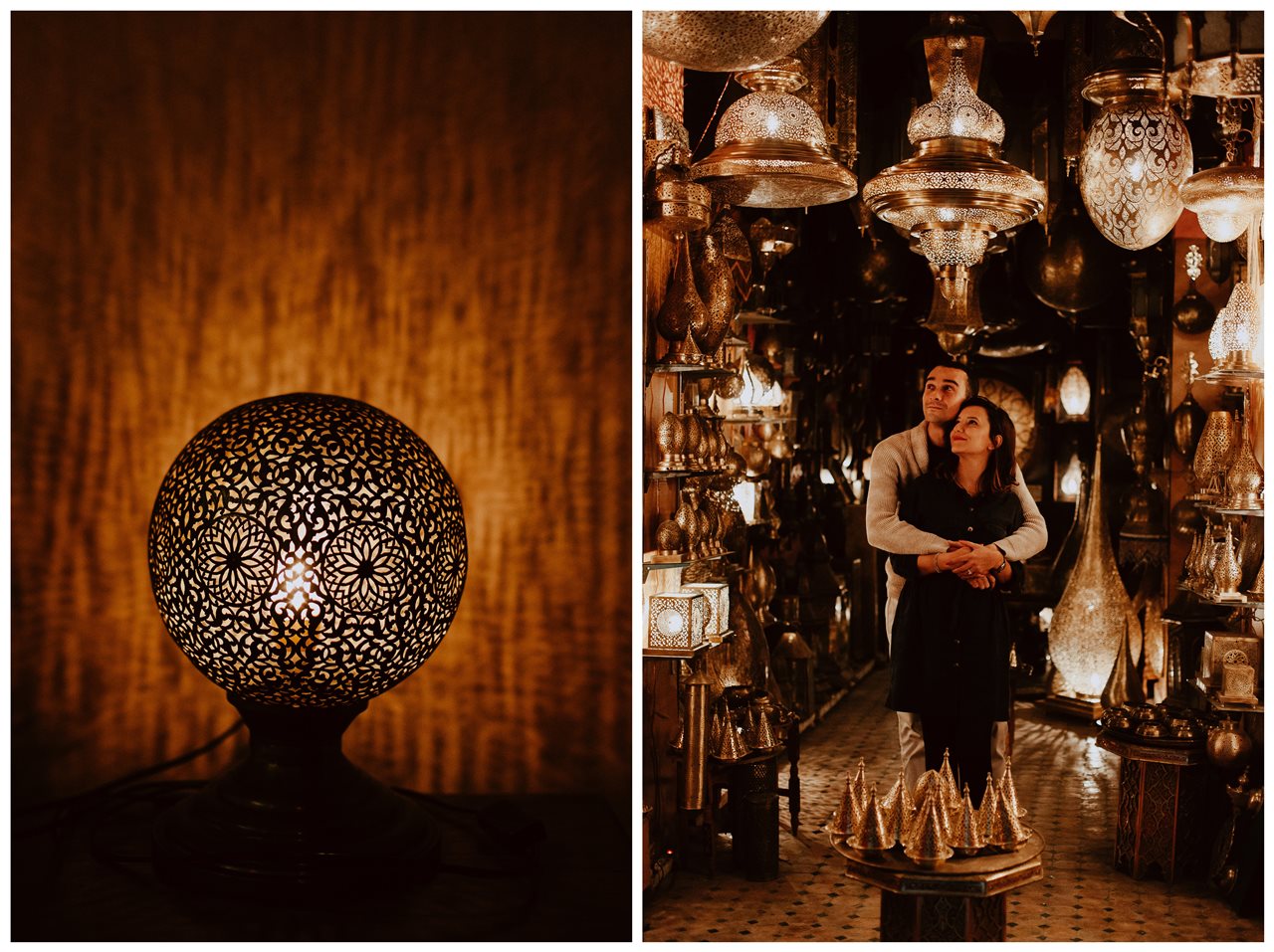séance couple fès magasin lampe marocaine